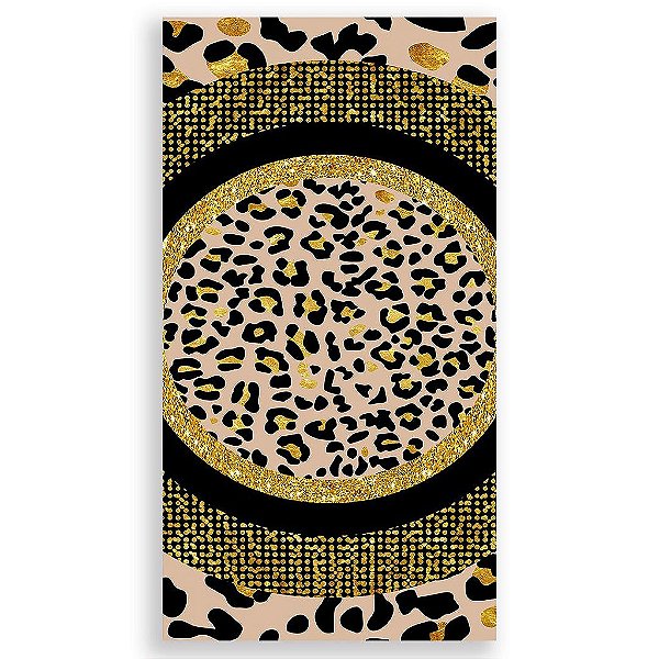 Capa Mini Faixa Lateral Sublimado - Animal Print