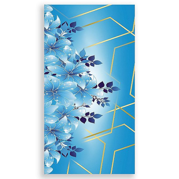 Capa Mini Faixa Lateral Sublimado - Arabesco Floral