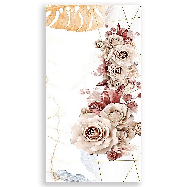 Capa Mini Faixa Lateral Sublimado - Floral