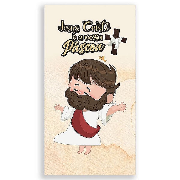 Capa Mini Faixa Lateral Sublimado - Jesus Pascoa
