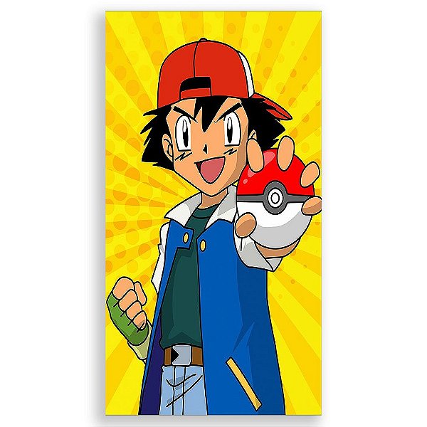 Capa Mini Faixa Lateral Sublimado - Pokemon