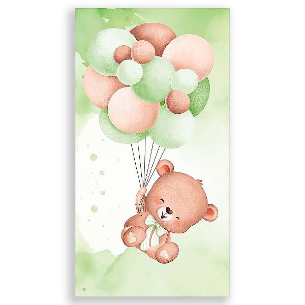 Capa Mini Faixa Lateral Sublimado - Urso Verde