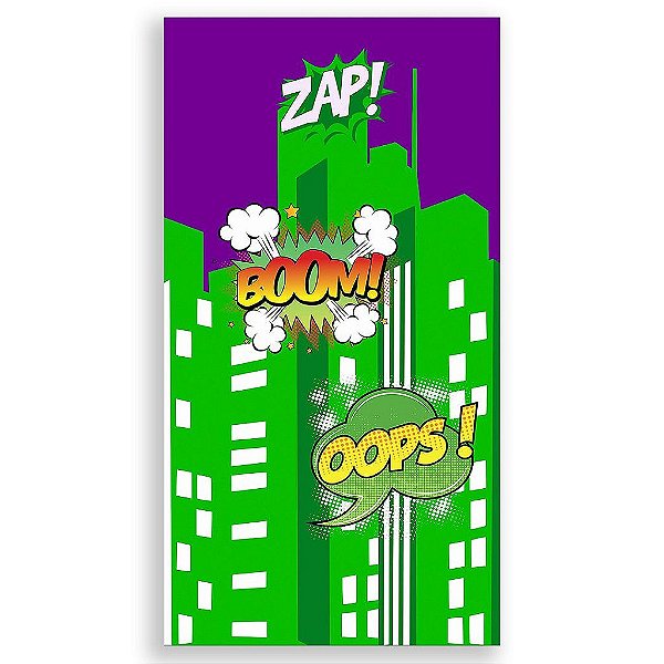 Capa Mini Faixa Lateral Sublimado - Hulk Baby