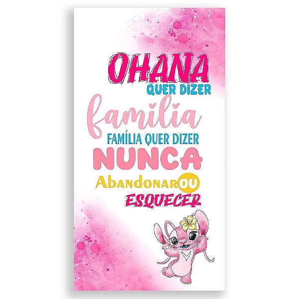 Capa Mini Faixa Lateral Sublimado - Stitch Rosa