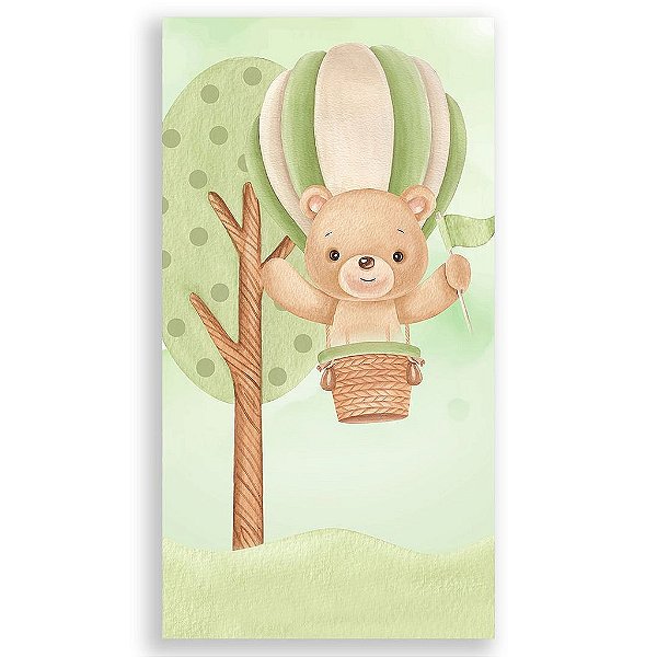 Capa Mini Faixa Lateral Sublimado - Urso Verde