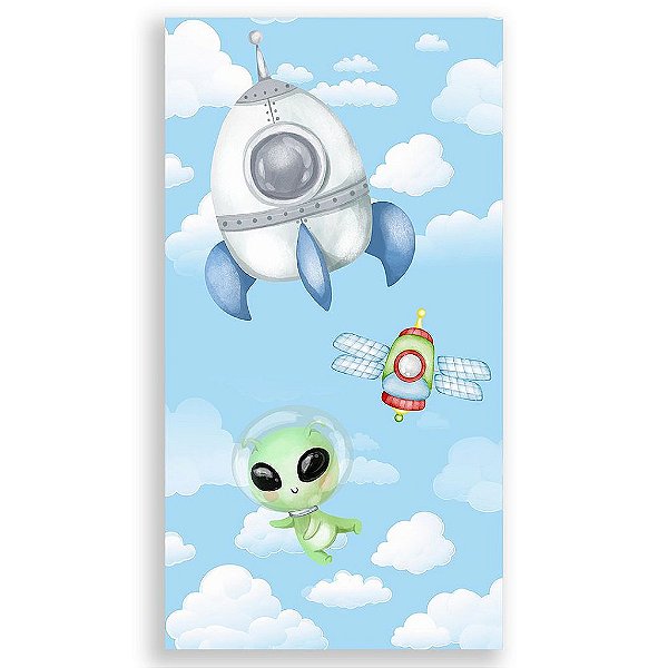 Capa Mini Faixa Lateral Sublimado - Astronauta Galaxia