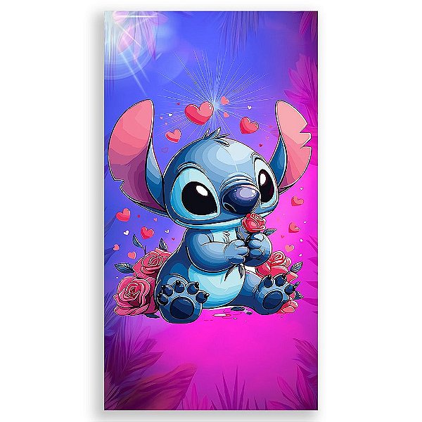Capa Mini Faixa Lateral Sublimado - Lilo e Stitch