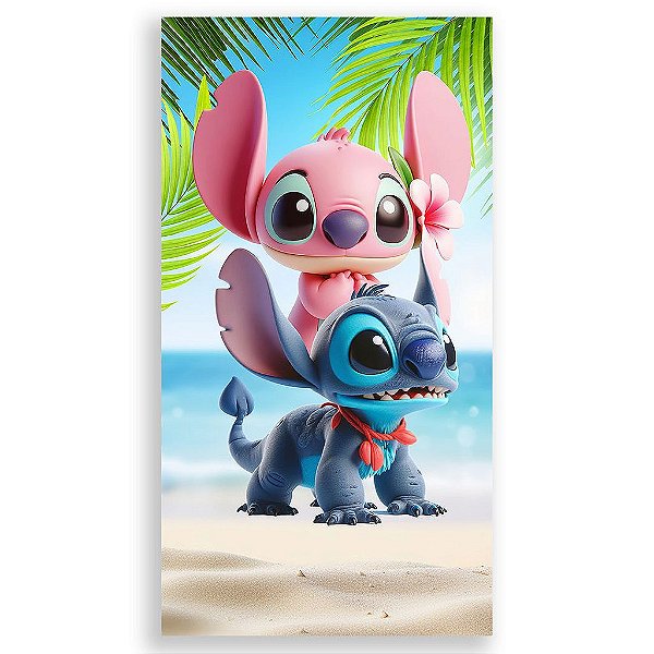 Capa Mini Faixa Lateral Sublimado - Lilo E Stitch