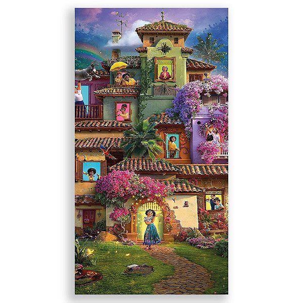 Capa Mini Faixa Lateral Sublimado - Encanto