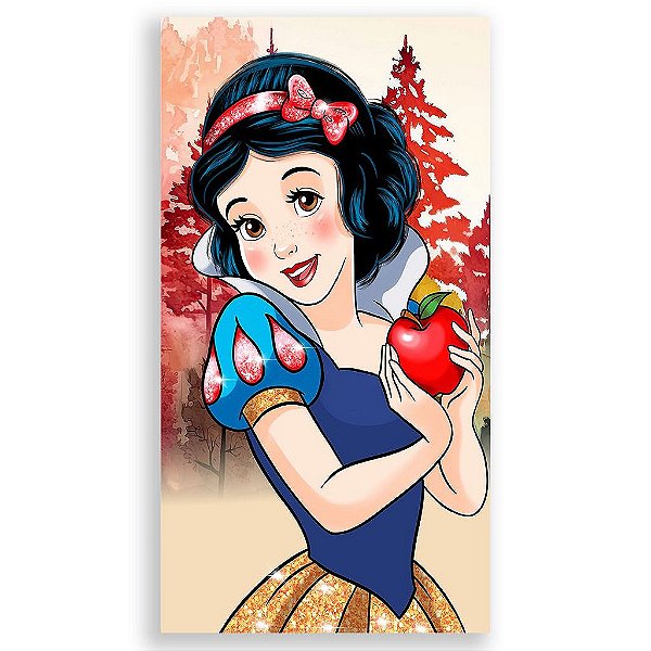 Capa Mini Faixa Lateral Sublimado - Branca De Neve