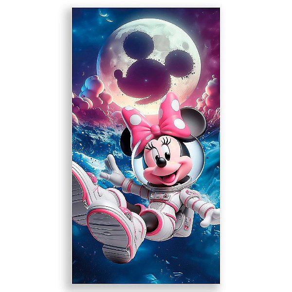 Capa Mini Faixa Lateral Sublimado - Mickey Astronauta