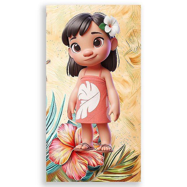 Capa Mini Faixa Lateral Sublimado - Lilo E Stitch
