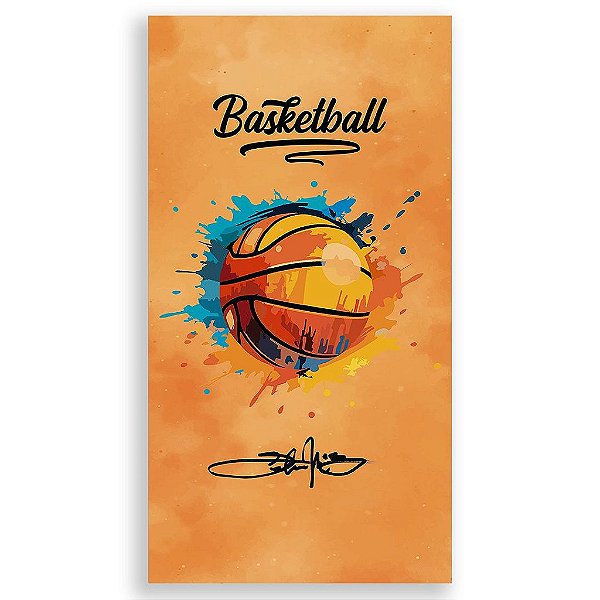 Capa Mini Faixa Lateral Sublimado - Basquete NBA