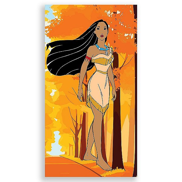 Capa Mini Faixa Lateral Sublimado - Pocahontas