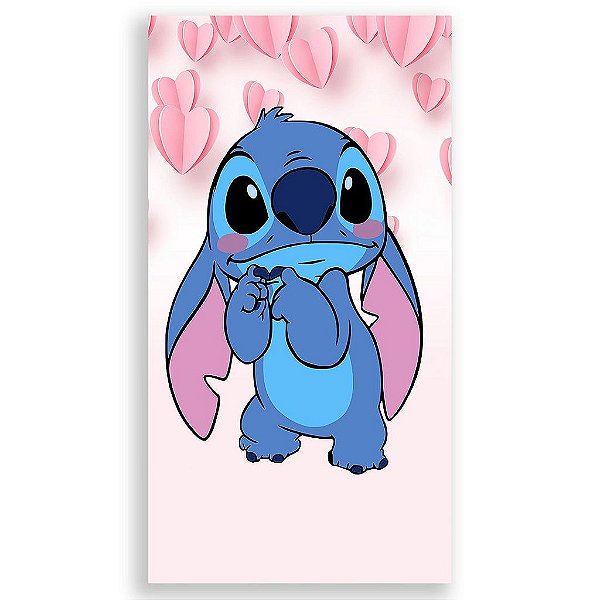 Capa Mini Faixa Lateral Sublimado - Lilo E Stitch Rosa