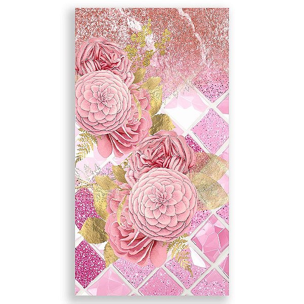 Capa Mini Faixa Lateral Sublimado - Floral