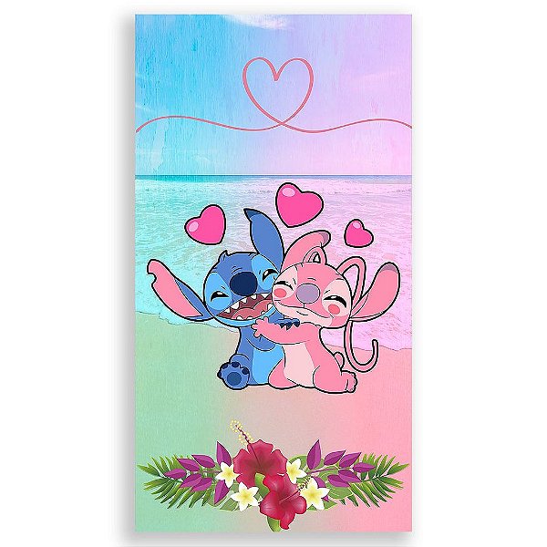 Capa Mini Faixa Lateral Sublimado - Lilo e Stitch