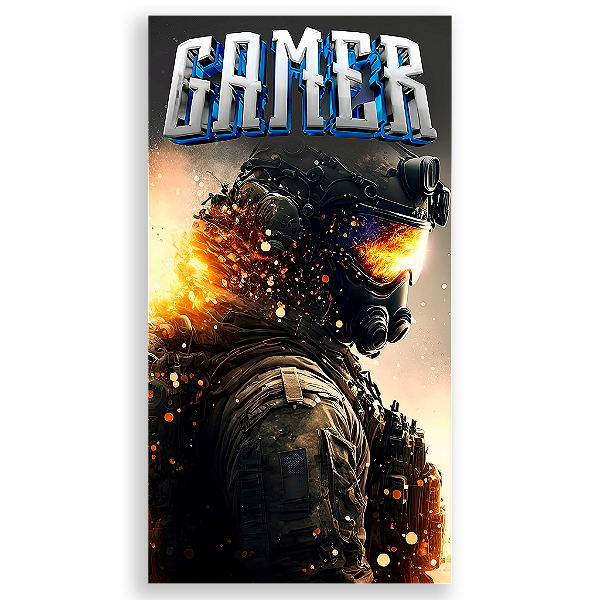 Capa Mini Faixa Lateral Sublimado - Gamer