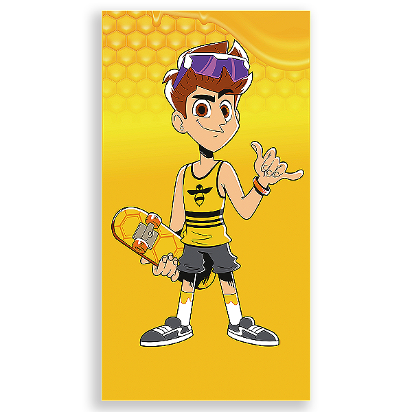Capa Mini Faixa Lateral Sublimado - Nathan Por Ai