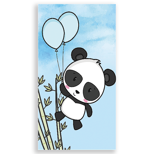 Capa Mini Faixa Lateral Sublimado - Panda