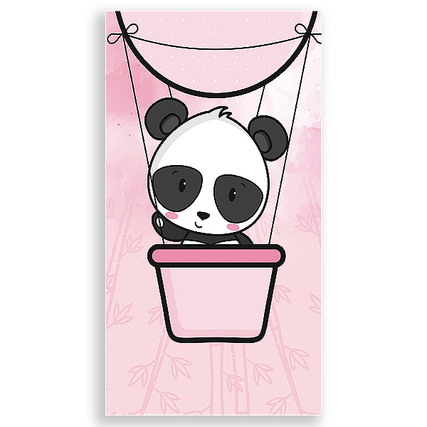 Capa Mini Faixa Lateral Sublimado - Panda