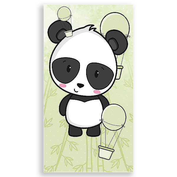 Capa Mini Faixa Lateral Sublimado - Panda