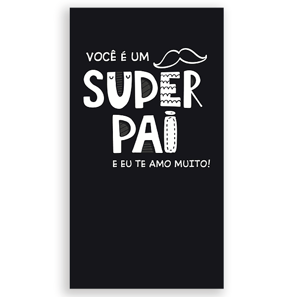 Capa Mini Faixa Lateral Sublimado - Dia dos Pais