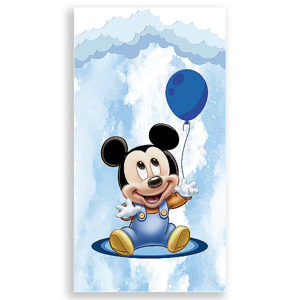 Capa Mini Faixa Lateral Sublimado - Mickey Cute