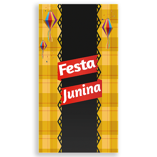 Capa Mini Faixa Lateral Sublimado - Festa Junina