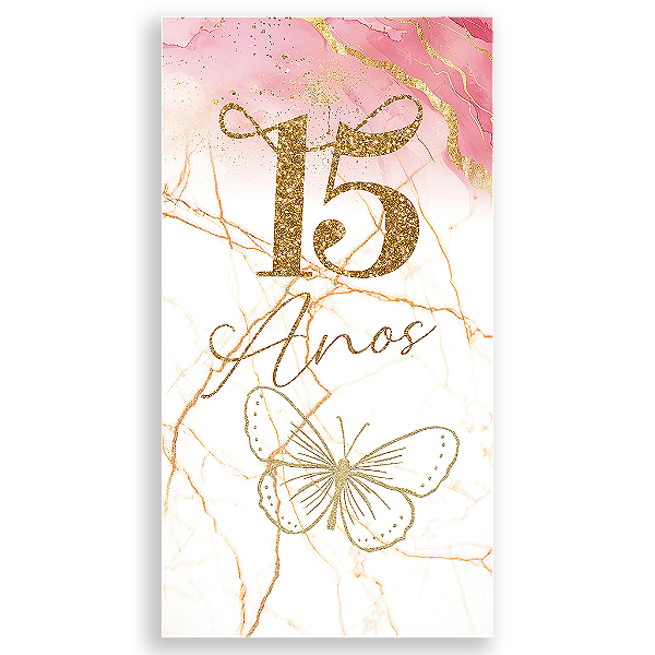 Capa Mini Faixa Lateral Sublimado - 15 Anos