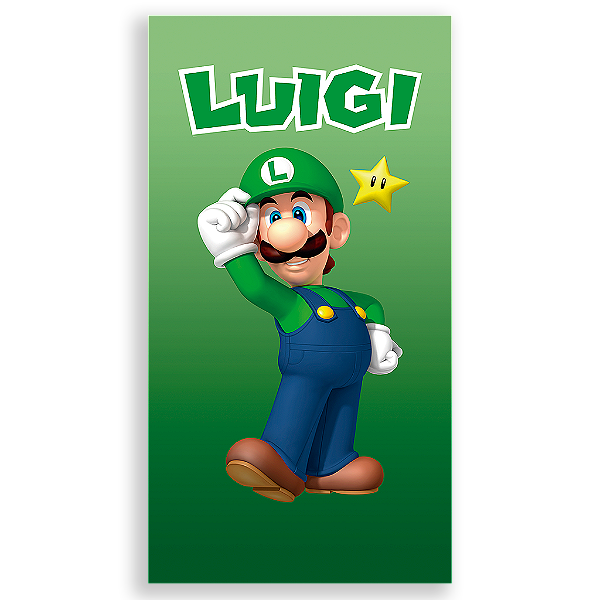 Capa Mini Faixa Lateral Sublimado - Super Mario