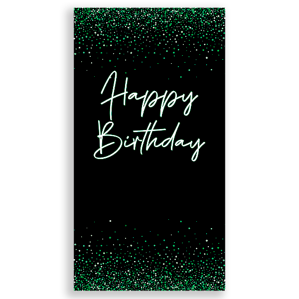 Capa Mini Faixa Lateral Sublimado - Happy Birthday