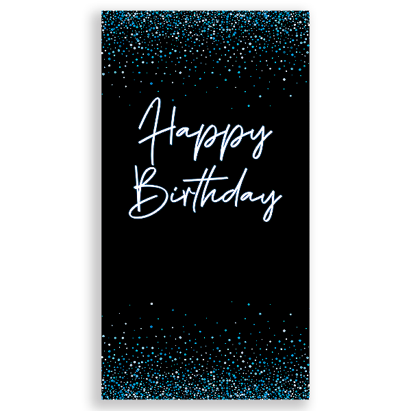 Capa Mini Faixa Lateral Sublimado - Happy Birthday