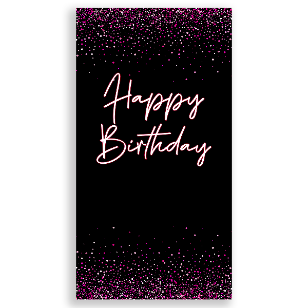 Capa Mini Faixa Lateral Sublimado - Happy Birthday