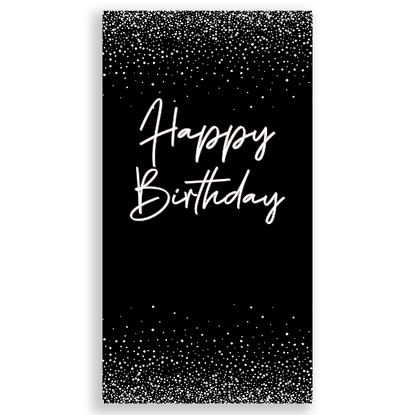 Capa Mini Faixa Lateral Sublimado - Happy Birthday
