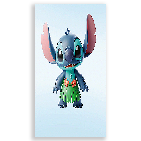 Capa Mini Faixa Lateral Sublimado - Lilo e Stitch