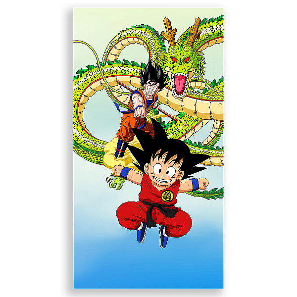 Capa Mini Faixa Lateral Sublimado - Dragon Ball Classico