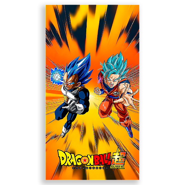 Capa Mini Faixa Lateral Sublimado - Dragon Ball Super