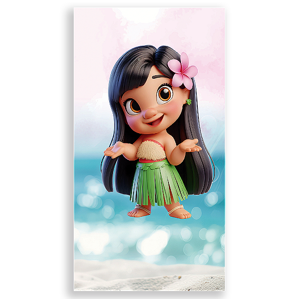Capa Mini Faixa Lateral Sublimado - Lilo e Stitch