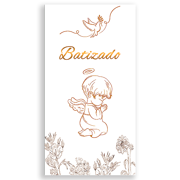 Capa Mini Faixa Lateral Sublimado - Batizado