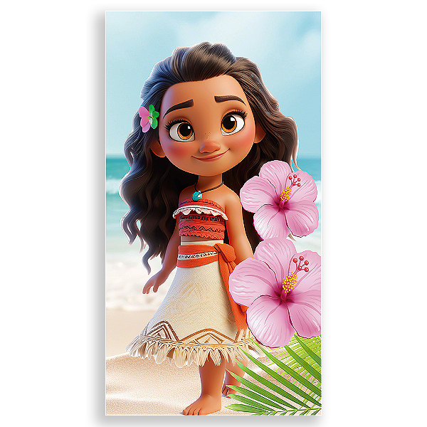 Capa Mini Faixa Lateral Sublimado - Moana