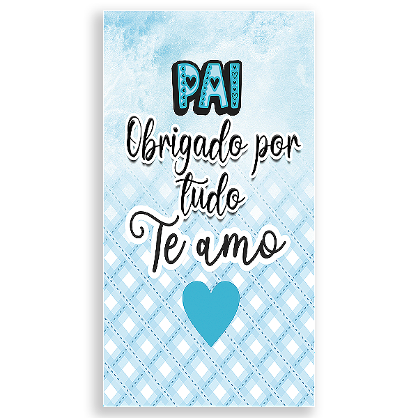 Capa Mini Faixa Lateral Sublimado - Dia Dos Pais