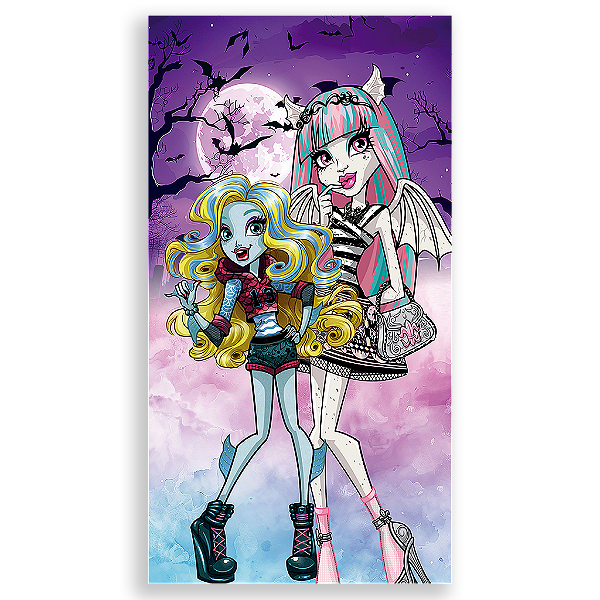Capa Mini Faixa Lateral Sublimado - Monster High