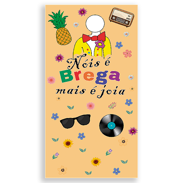 Capa Mini Faixa Lateral Sublimado - Festa Junina Nois e Brega