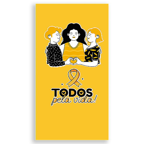 Capa Mini Faixa Lateral Sublimado - Setembro Amarelo