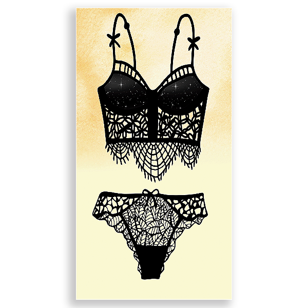 Capa Mini Faixa Lateral Sublimado - Cha De Lingerie