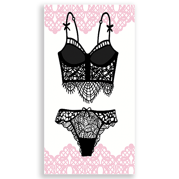 Capa Mini Faixa Lateral Sublimado - Cha De Lingerie