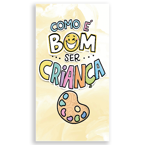 Capa Mini Faixa Lateral Sublimado - Dia Das Criancas