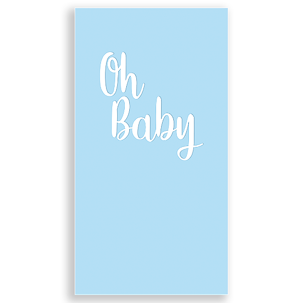 Capa Mini Faixa Lateral Sublimado - Oh Baby