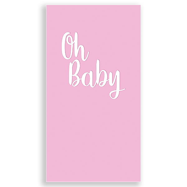 Capa Mini Faixa Lateral Sublimado - Oh Baby